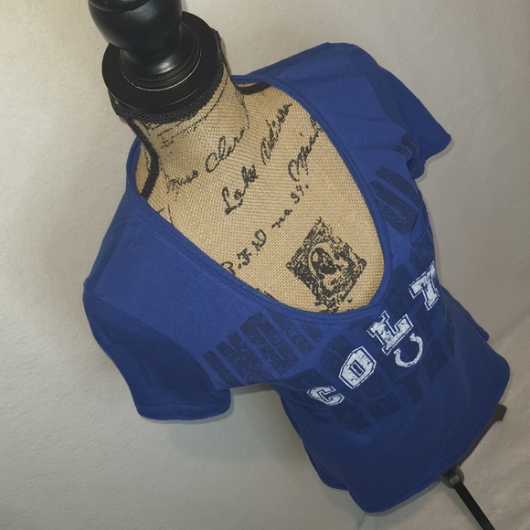 Women's NFL Indianapolis Colts V-neck Tee Shirt SM - Picture 5 of 8